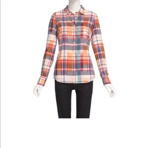 J. Crew Perfect Shirt in Summer Plaid